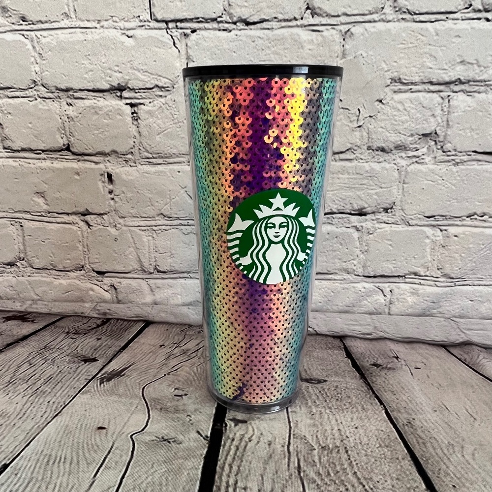 Starbucks Rainbow Sequin tumbler